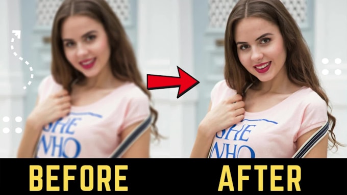 fix blurry photos, enhance, sharpen, and upscale to HD