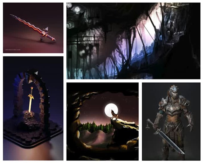 create brand or concept pro mood board for you
