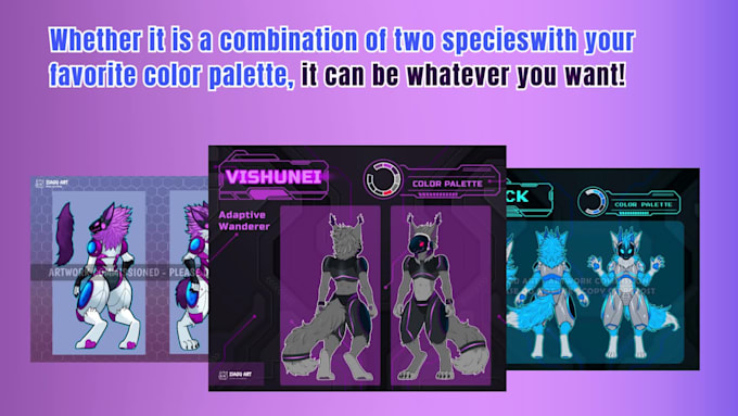 design your custom protogen character