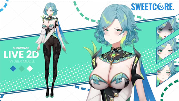 design a ready to use vtuber model