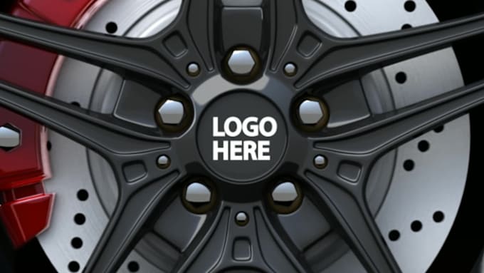 create car wheel spin animation video