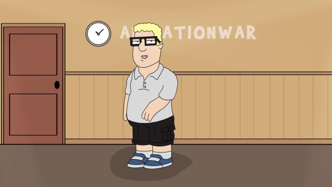 Create youtube intro with custom cartoon character by Animationwar | Fiverr