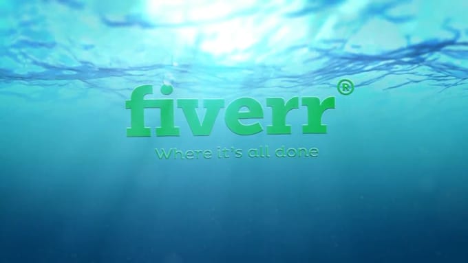 do water splash logo animation video intro