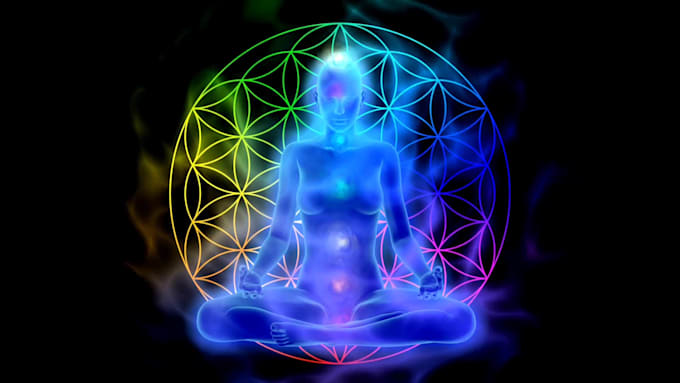 create HD meditation chakra healing music video for you