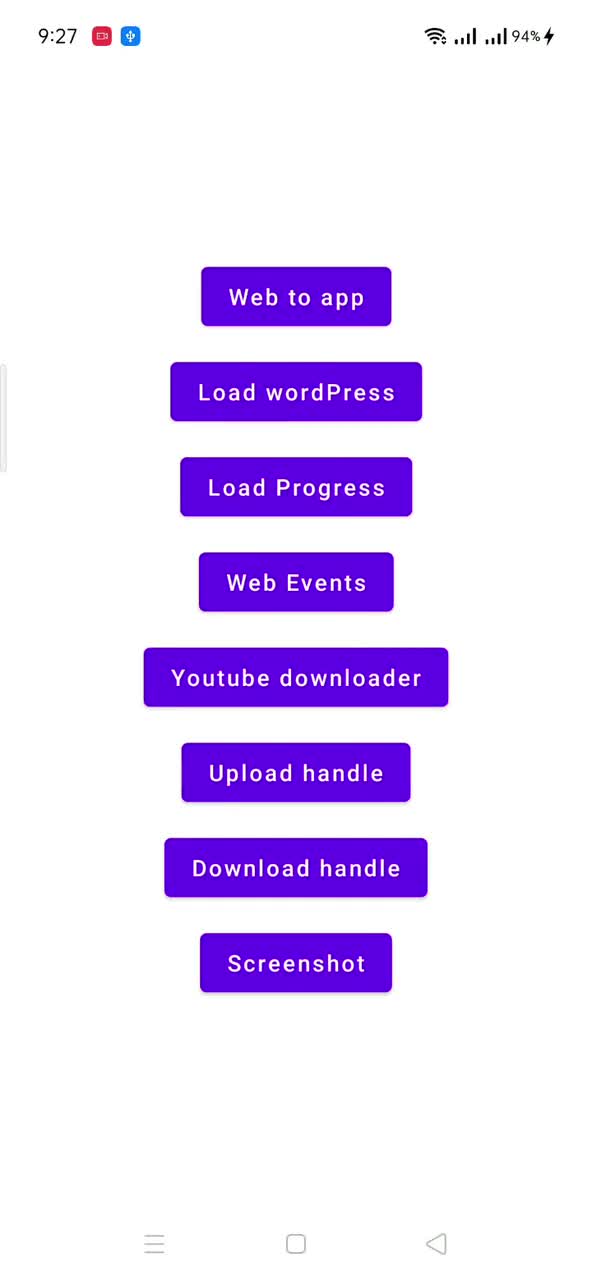 convert your website to mobile app with webview