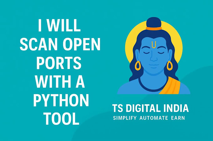 scan open ports and analyze network using a python tool