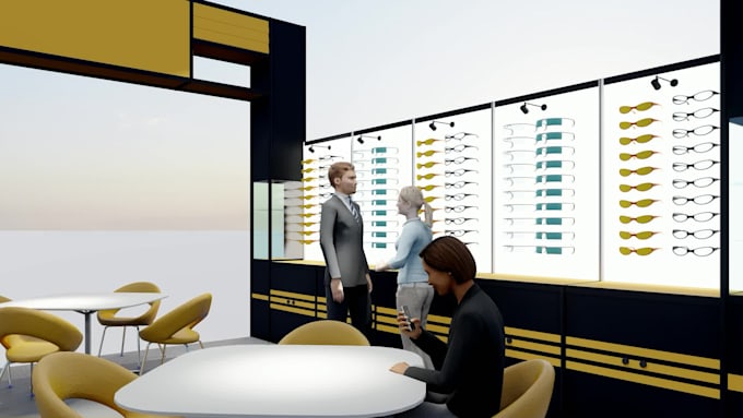 create 3d trade booth, exhibition stand, stall, booth, kiosk
