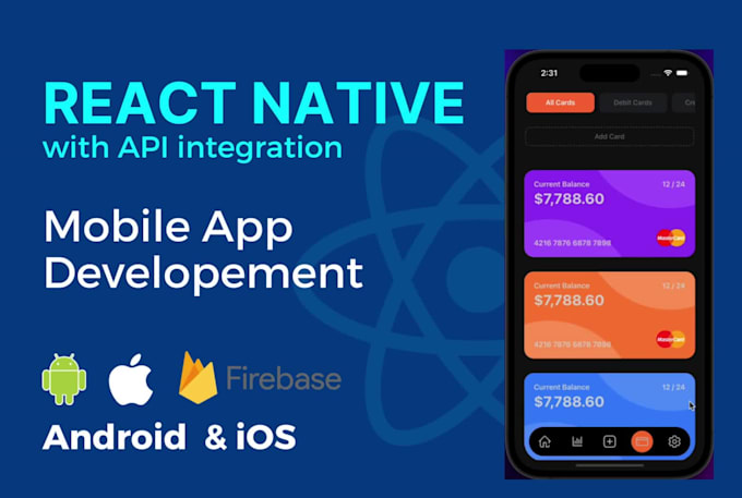 Develop react native mobile app ios and android by Direx099 | Fiverr