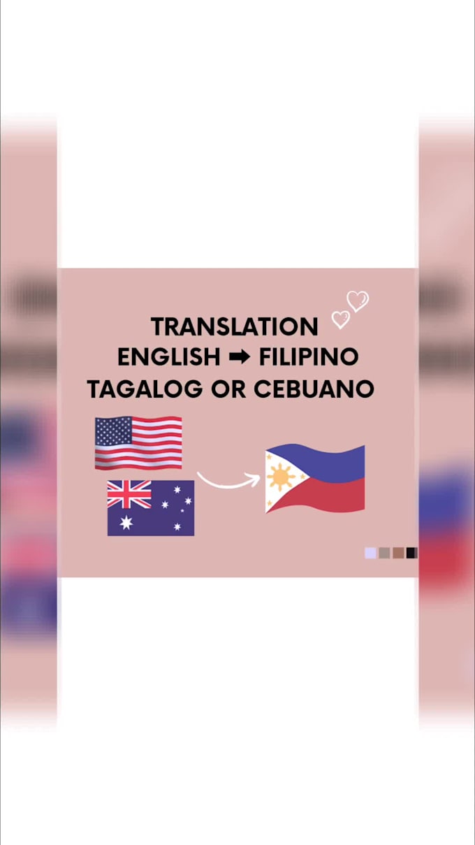 Manually translate your paper to tagalog or cebuano by Varqj24 | Fiverr
