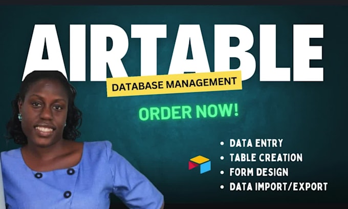 do airtable data entry, build and setup airtable bases