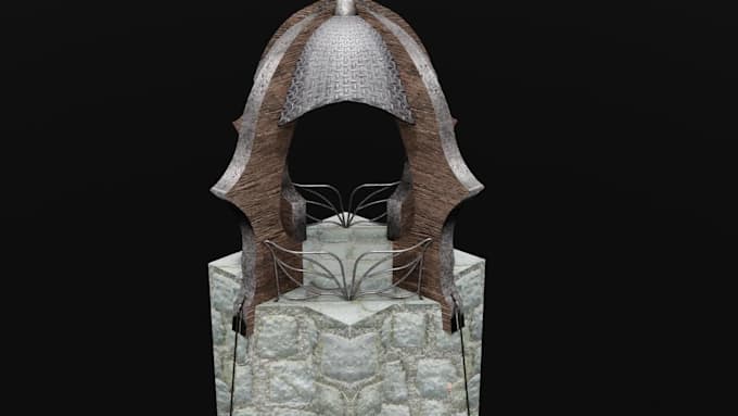 create a 3d model of object and prop