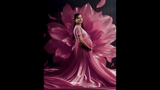 do maternity editing with creative ai background