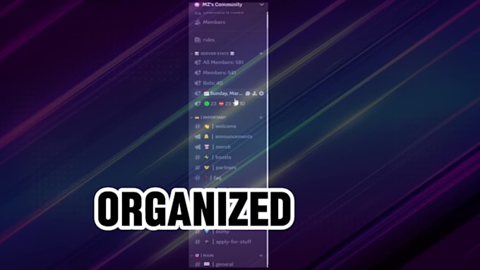 create professional anime or gaming discord server