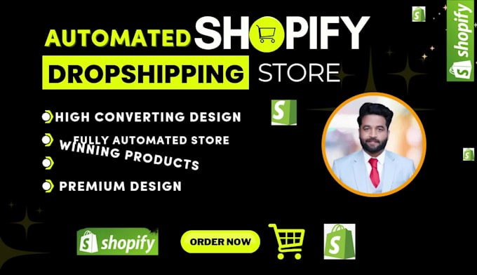 build, rebuild high converting shopify dropshipping store, shopify website