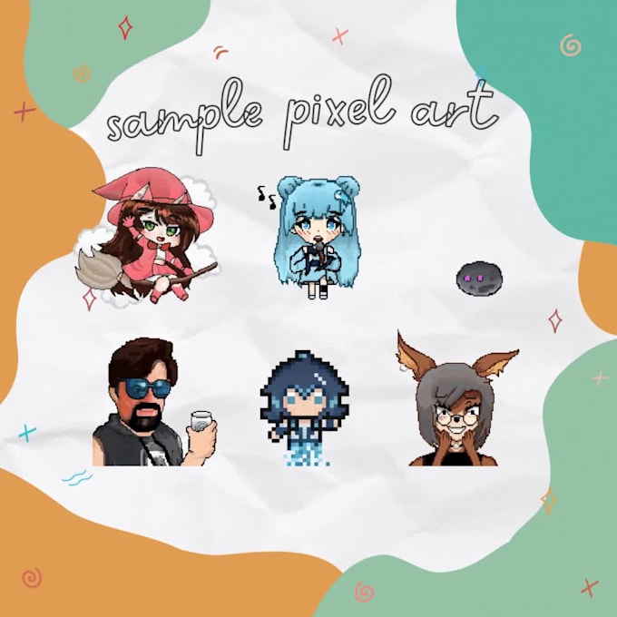 make a pixel art gif or image