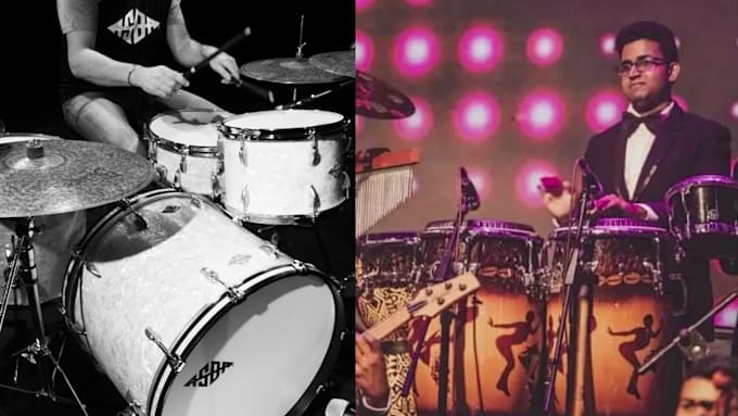 professionally produce high quality drums and percussions