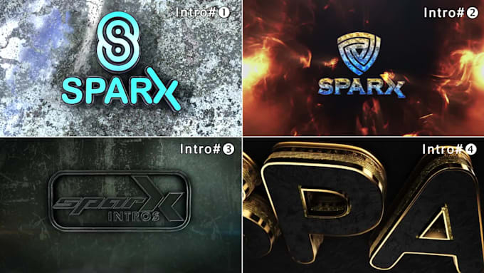 Transform your 2d logo into cinematic 3d animation by Sparx_intros | Fiverr