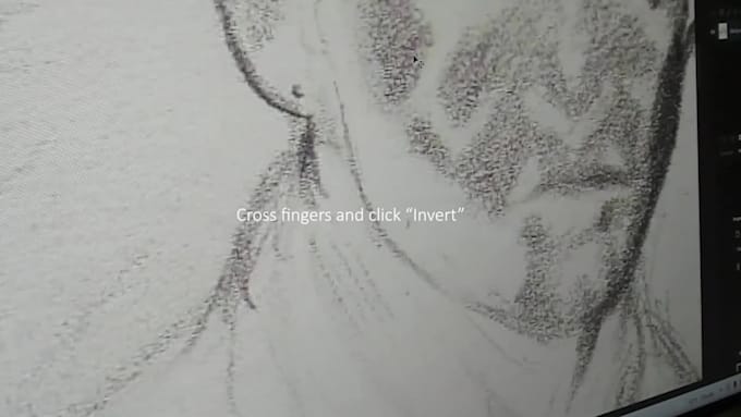 draw you an inverted negative drawing of your choice