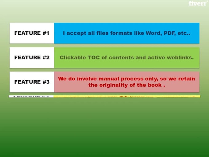Convert pdf to epub,mobi,ebook formatting in 24 hours by Aminsadiqi