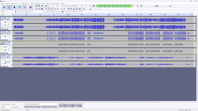 separate vocals and instruments from an audio source