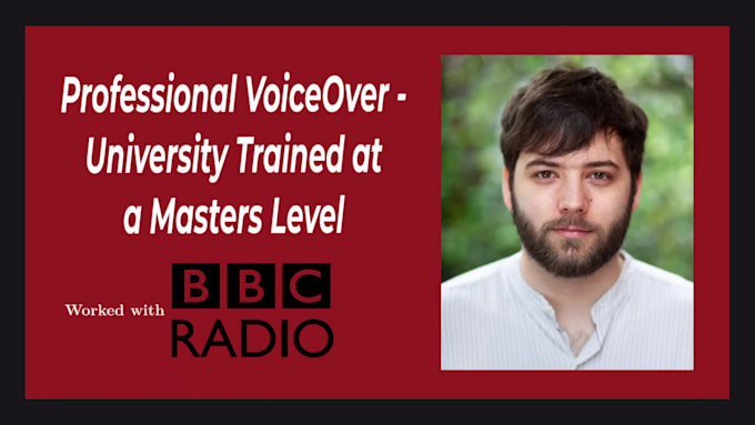 provide voice over and or acting at a professional level