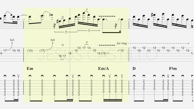 make accurate guitar tabs for any song