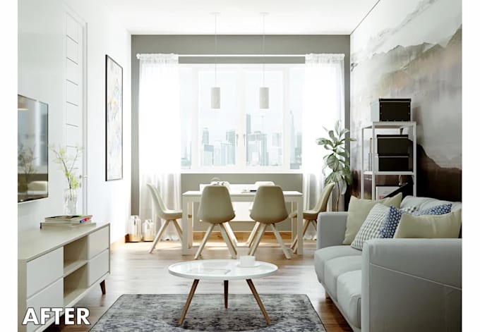 do virtual staging and renovation for your interior