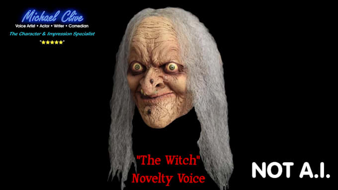 record an ultra scary witch voice for any project