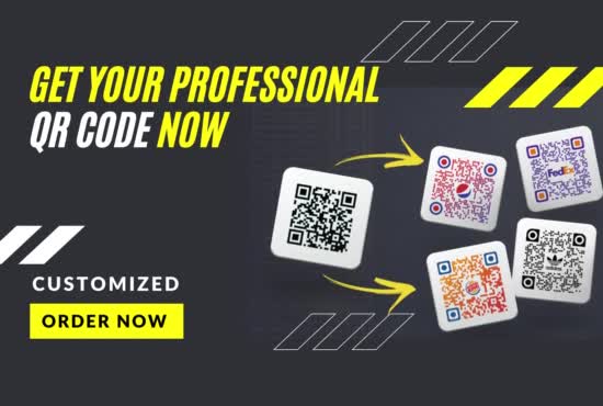 Create custom qr code with your logo by Ismailhs | Fiverr