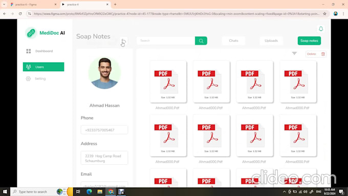 do custom medical admin panel website dashboard design