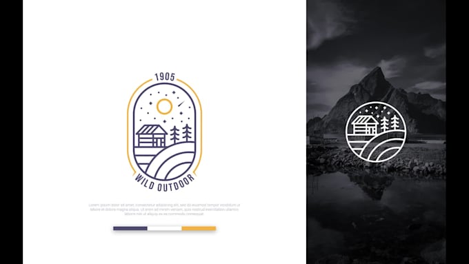 design a minimalist line art logo for your brand