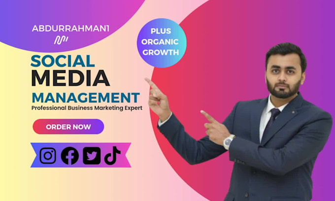be your social media manager and content creator for monthly management