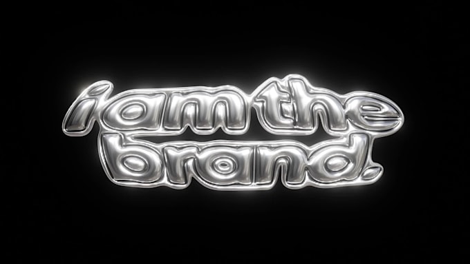 design 3d chrome logo spinning animation fast delivery