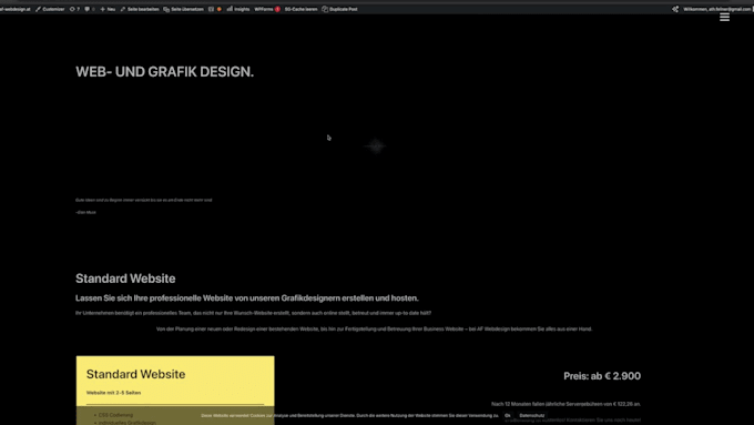 mache dir eine website oder modernisiere deine