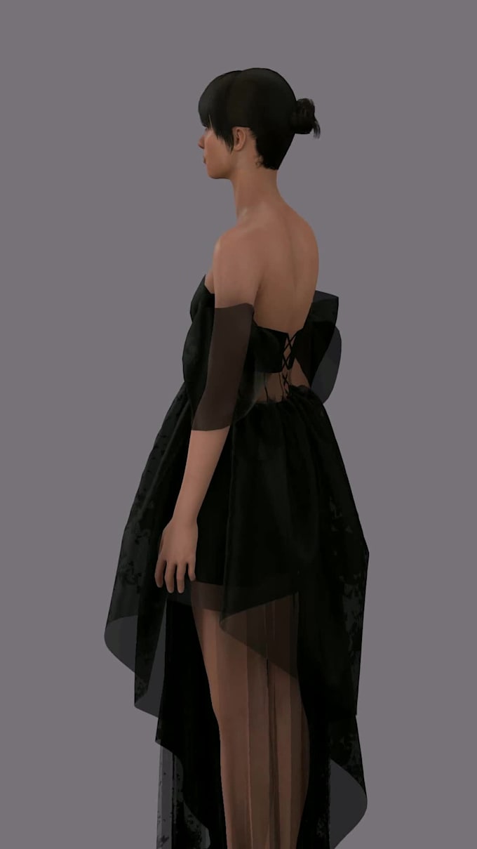 make realistic 3d fashion designs