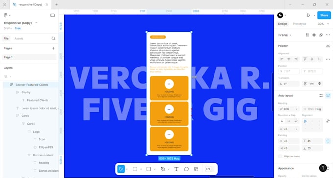 set up figma auto layout for the figma to webflow plugin