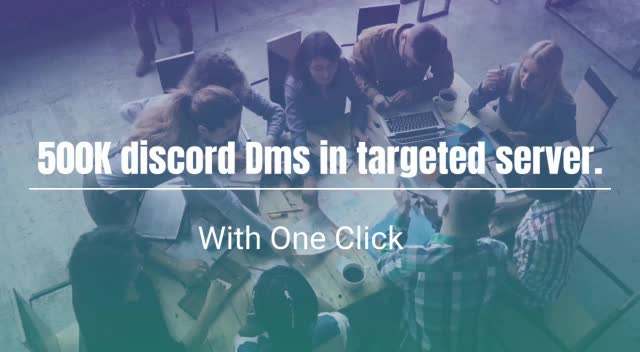 promote your discord or nft project via massive dm advertise