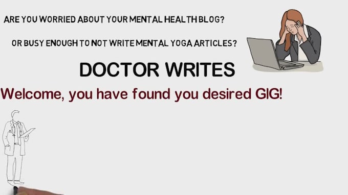 write engaging mental wellness and yoga blogs for you