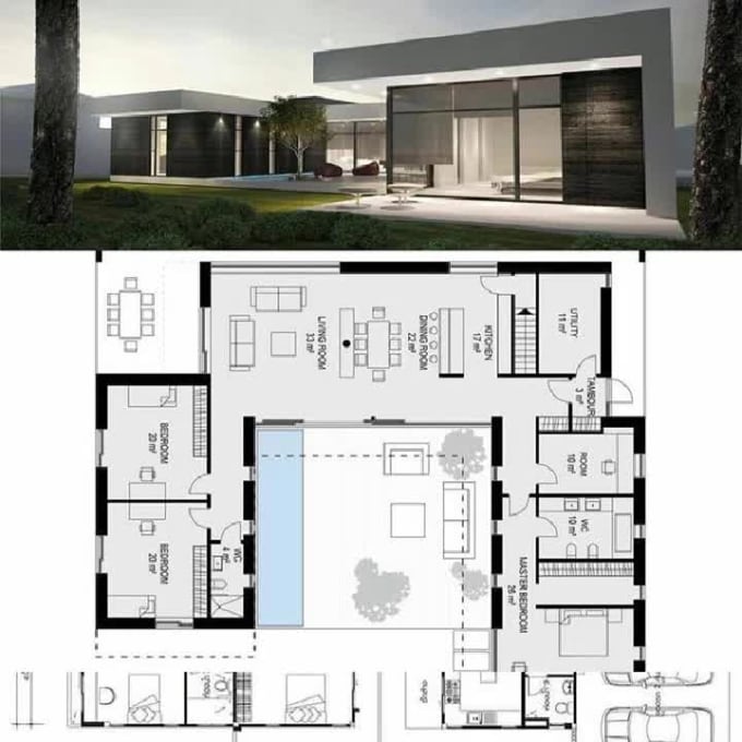 Provide you with floor plan pdf to cad conversion drafting by ...