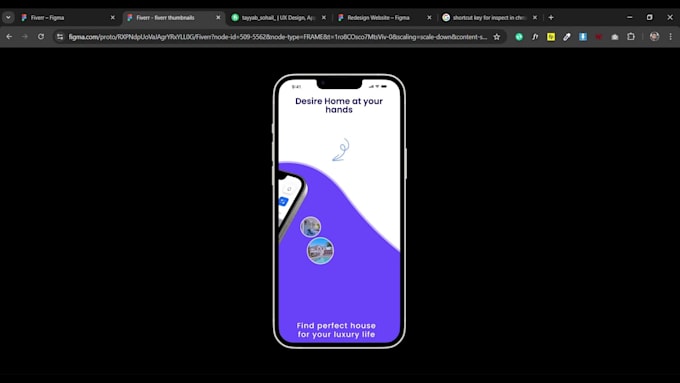 design creative app screenshot onboarding screen or splash screen