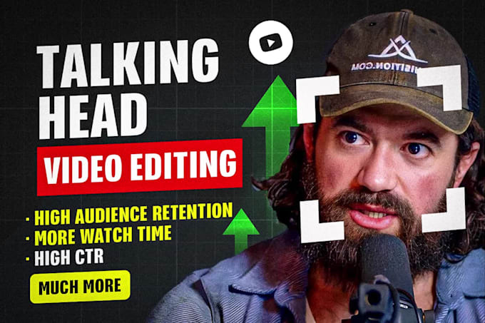 edit engaging talking head videos and video editing