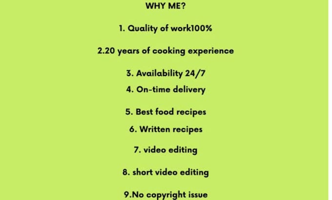 create tasty food recipes