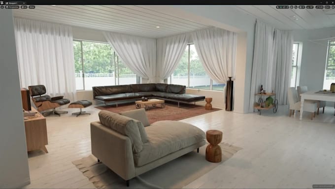 high quality 3d architectural rendering interior and exterior