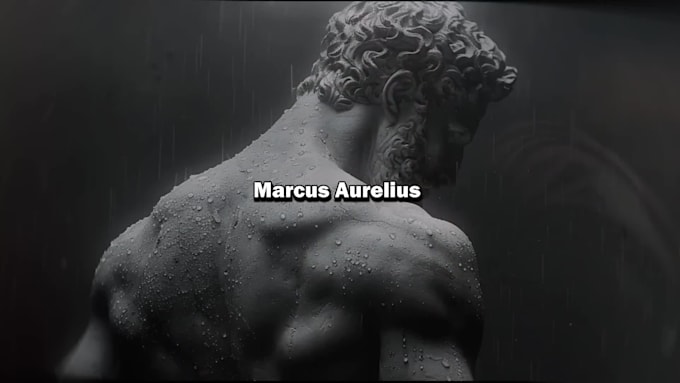 create faceless stoic or stoicism videos for youtube