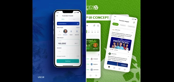 design a UI UX for your health and fitness mobile app