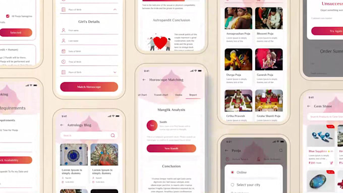 build ai based astrology app horoscope tarot reading numerology website and app