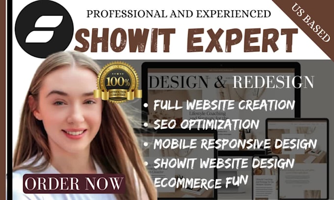 build showit website, customize showit template, redesign and update showit, SEO