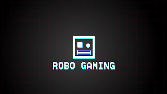 create glitch distorted logo reveal animation