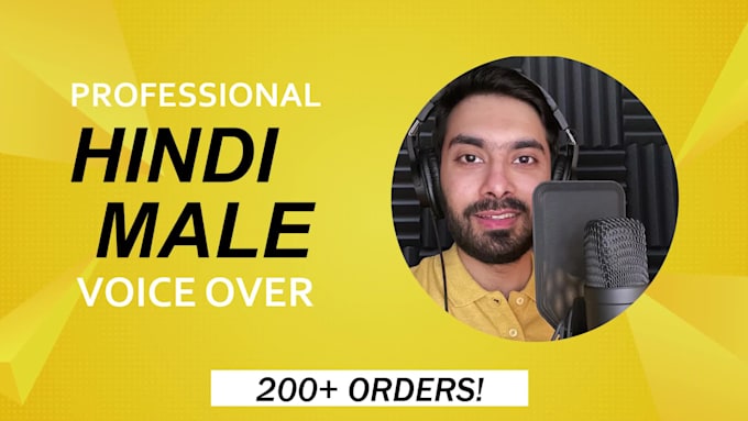 record professional hindi voice over today