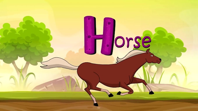 create 2d animation and character animation